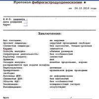 Справка ФГДС